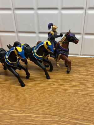 Figures horses and rider used, all together