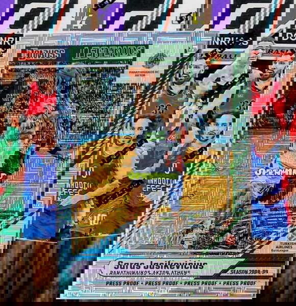 JASIKEVICIUS - PRESS PROOF /275 - PANATHINAIKOS - DONRUSS EUROLEAGUE 2024-25
