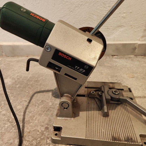 Bosch angle grinders used with bases, set of two