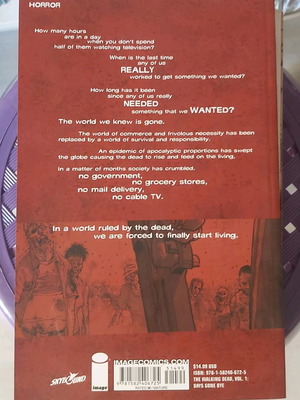 Κόμιξ The Walking Dead vol.1 Days Gone Bye ολοκαίνουριο στα Αγγλικά