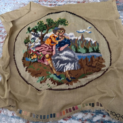 Pillow cover used, approximately 50x50 cm