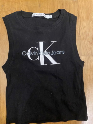Calvin Klein top black size S like new