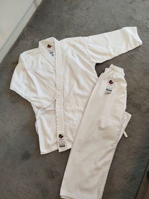 Karate uniform like new, cotton, for child up to 150 cm