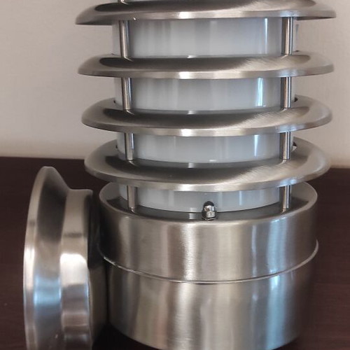 Outdoor wall lamp stainless steel IP44 E27
