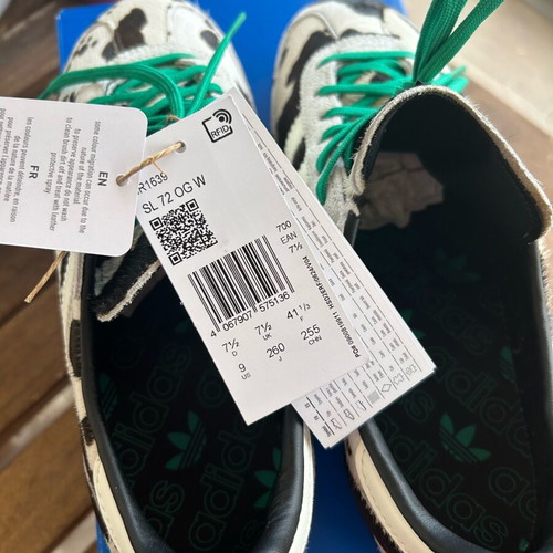 Adidas SL 72 OG W 41 1/3 new sneakers with cow print and green details