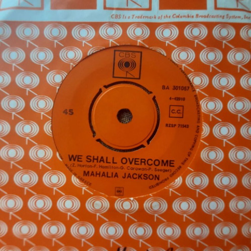 Mahalia Jackson We Shall Overcome / Let's Pray Together 7" single used