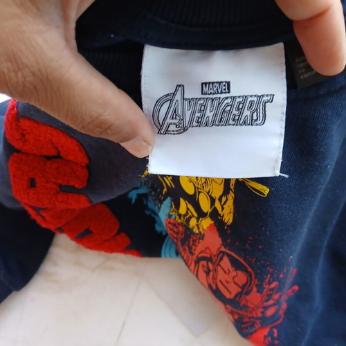 Marvel Avengers kids' sweatshirt for ages 2-4, blue