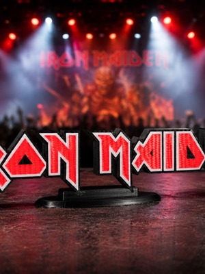 Iron Maiden 3D Printed Logo Stand new, 30×7×2.5 cm
