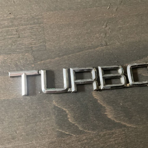 Alfa Romeo 75 Original Turbo Emblem Used