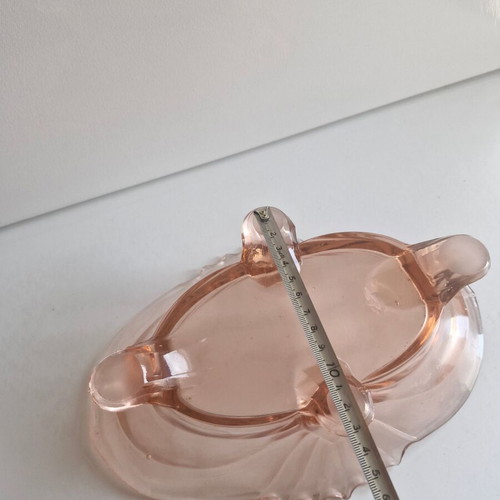 Fruit bowl in salmon color vintage in very good condition