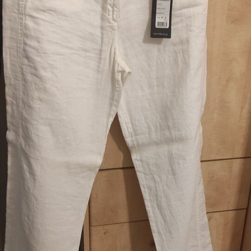 Bill Cost white pants like new, fine fabric, size L