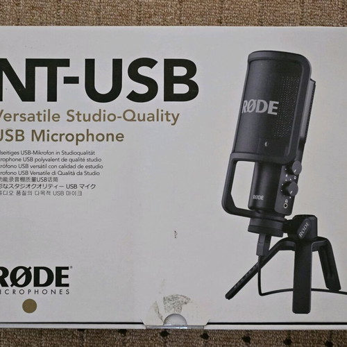 Rode NT-USB condenser microphone like new
