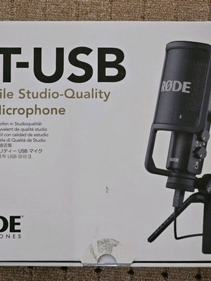 Πυκνωτικό μικρόφωνο Rode NT-USB σαν καινούργιο