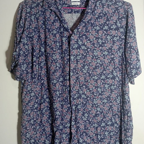 Zara purple floral shirt like new, size L
