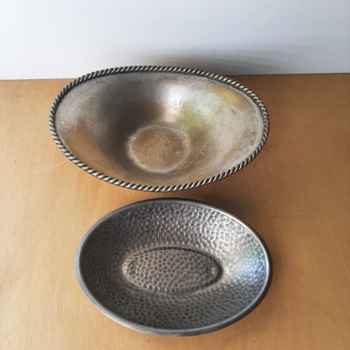 Vintage metal utensils used, pack of 2, decorative details