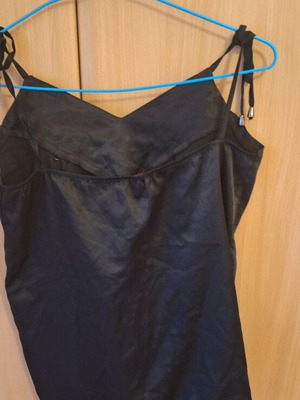 Satin blouses used, evening, pack of 20, black