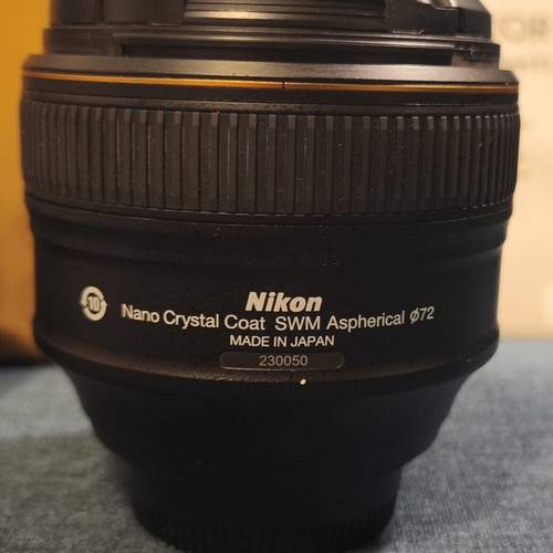 Nikkor AF-S 58/1.4G lens for Nikon FX used