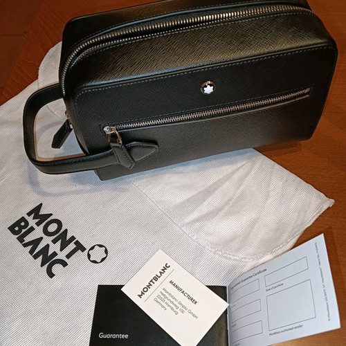 Montblanc Νεσεσέρ Dopp Kit Μαύρο Καινούργιο Δερμάτινο