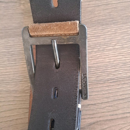 La Martina men's leather belt