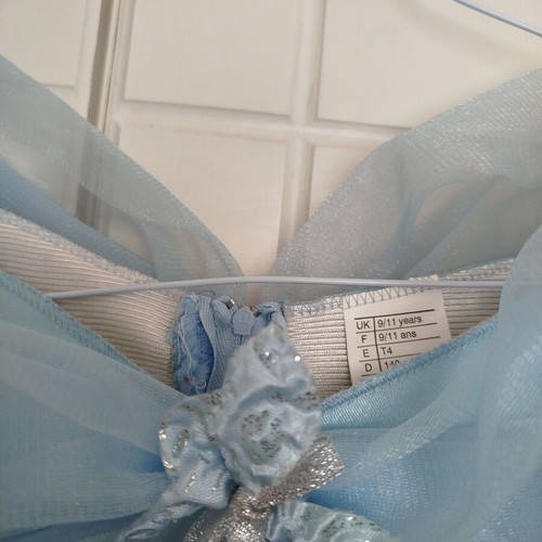 Cinderella carnival costume size 10 like new, blue
