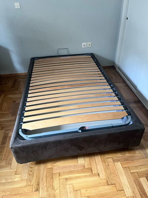 Ημίδιπλο κρεβάτι Media Strom σαν καινούργιο με αποθηκευτικό χώρο