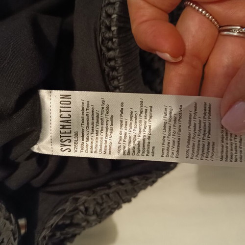 Straw bag Systemaction like new, handbag