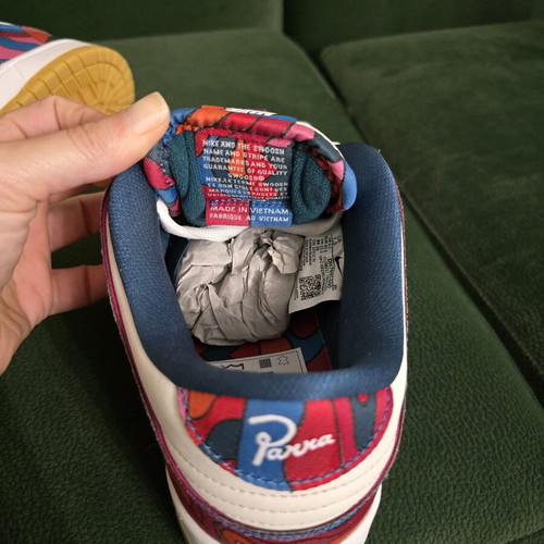 Nike SB Dunk x Parra Low New Multicolor Athletic Shoes Size 40.5