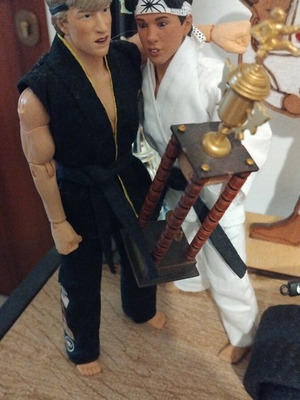 Karate Kid 1989 collectible figures like new