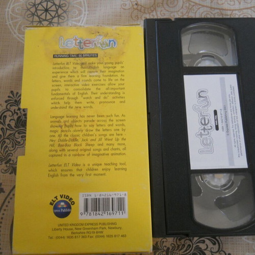 Letterfun VHS tape used with English subtitles