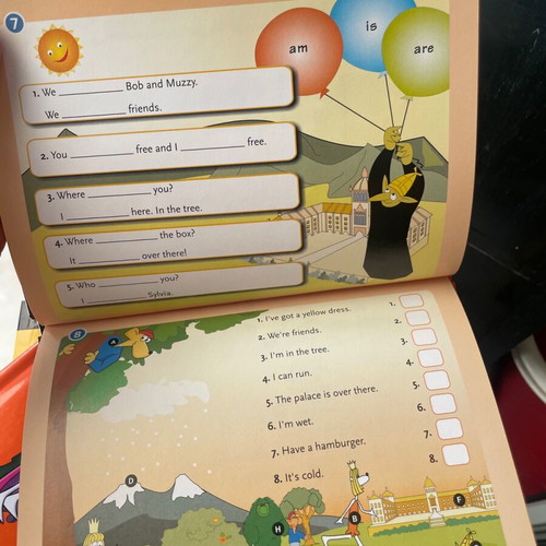Muzzy language learning system for children