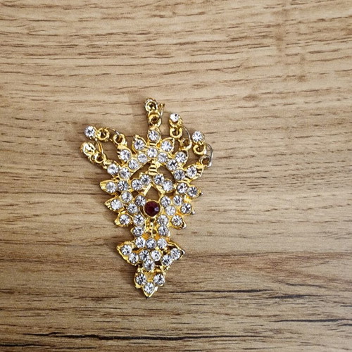 Gold-tone chandelier pendant like new