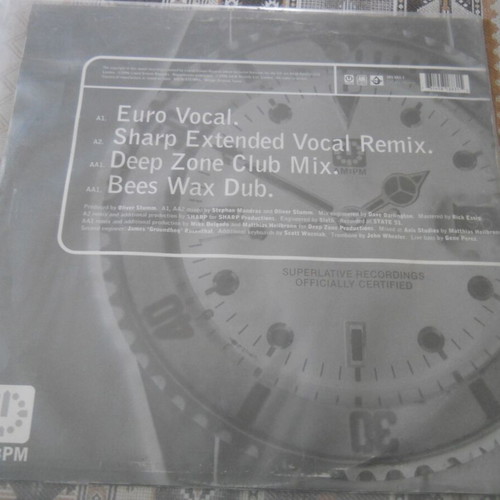 H2O Featuring Billie Nobody's Business vinyl used, electronic
