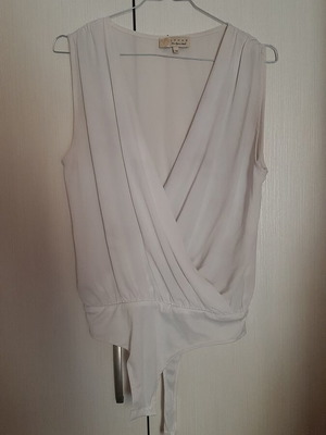 Lynne airy bodysuit blouse size 38, like new, light blue