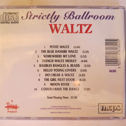 Strictly Ballroom 7 CD collection used by Francisco Montaro Ensemble