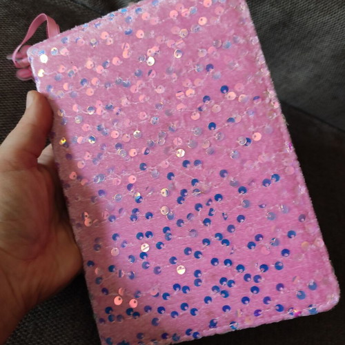 Luxury notebook new with 80 pages and velvet texture