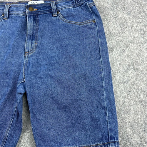John Baner Jeanswear Men's Denim Shorts used Blue XL Y2K 2000s Relaxed Fit