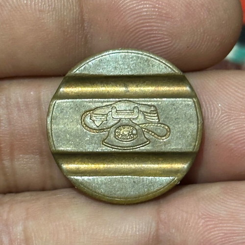 Gettone Telefonico used, Italian phone token 1978