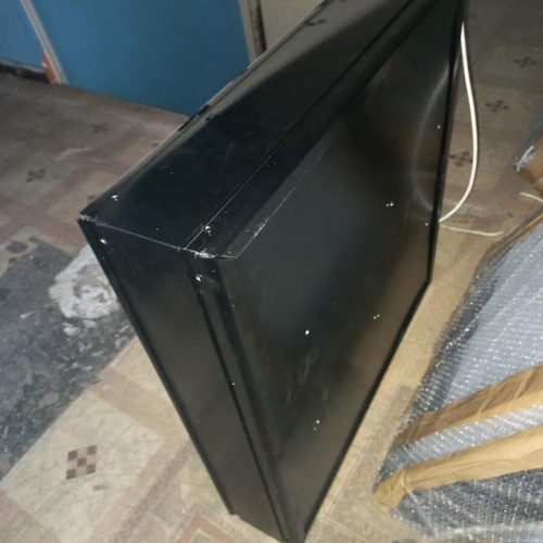 Light box used, sturdy metal, dimensions 68x66x14cm