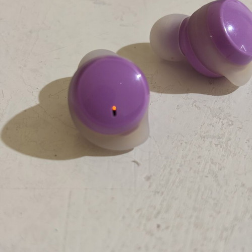 Music Sound Flow wireless earbuds like new, purple, without case
