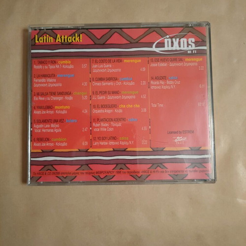 Latin Attack CD used, Latin genre