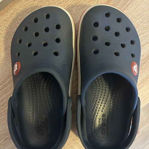 Crocs kids clogs used, dark blue size 27-28