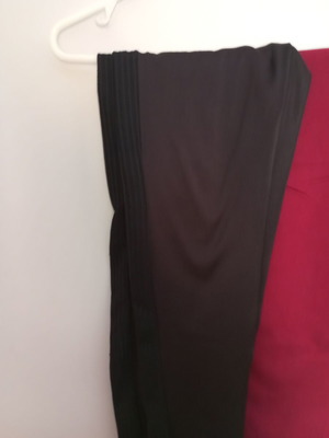 Women's leggings, black and burgundy, size XL