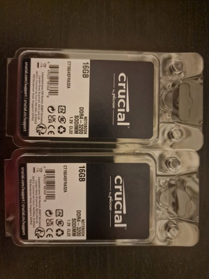Ram Crucial DDR4 3200 16G καινούργιο