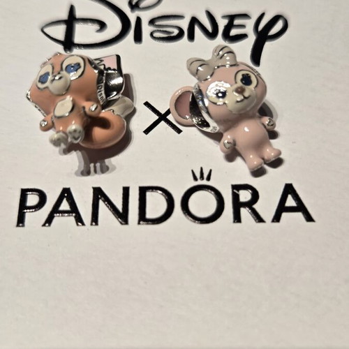 Pandora Lina Bell charm pink silver