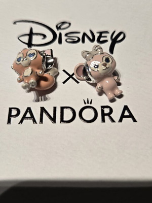 Pandora Lina Bell charm pink silver