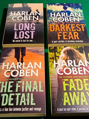 Βιβλία Harlan Coben Myron Bolitar πακέτο 4 καινούργια στα Αγγλικά