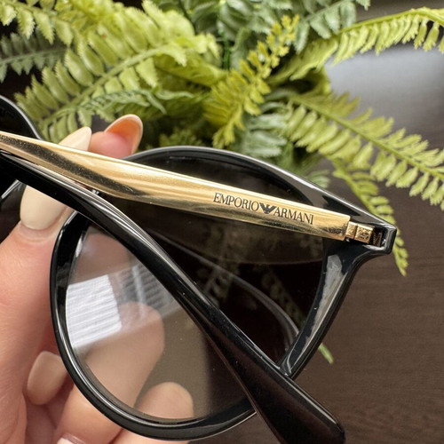 Emporio Armani sunglasses used, black