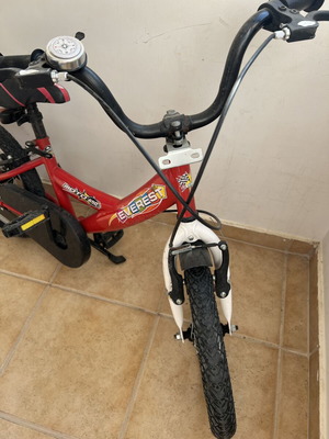 Παιδικό ποδήλατο Everest Moto 16", κόκκινο, V-Brake