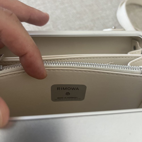 Dior x Rimowa Aluminum Clutch Like New, Gray