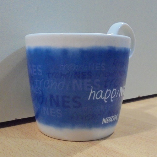 Nescafe Happines promotional porcelain mug used